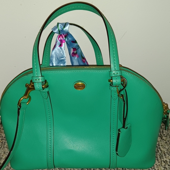 Coach Handbags - Coach Peyton Green Bag New